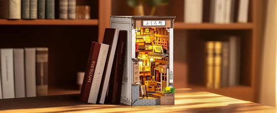 Kit Rolife 249 pièces sans colle — book nook ruelle japonaise à assembler