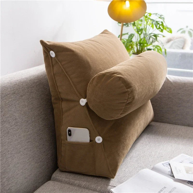 Le Repos Triangle, coussin dossier avec têtière L'Atelier Des Lecteurs