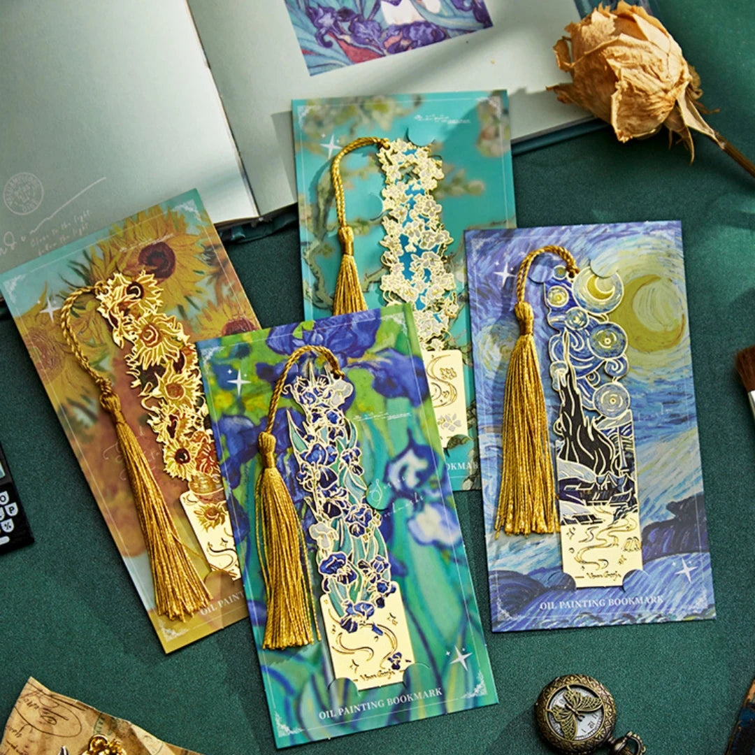 Marque-page inspiré de Van Gogh, La Nuit étoilée