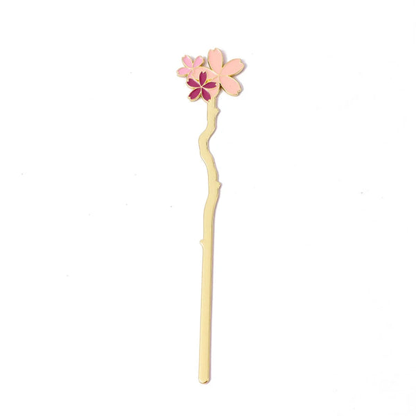 Marque-page en métal, fleur de sakura