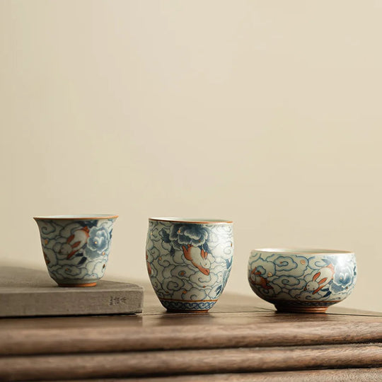 Tasse à thé Ruyao en céramique craquelée, L'Atelier des Lecteurs, vue 2
