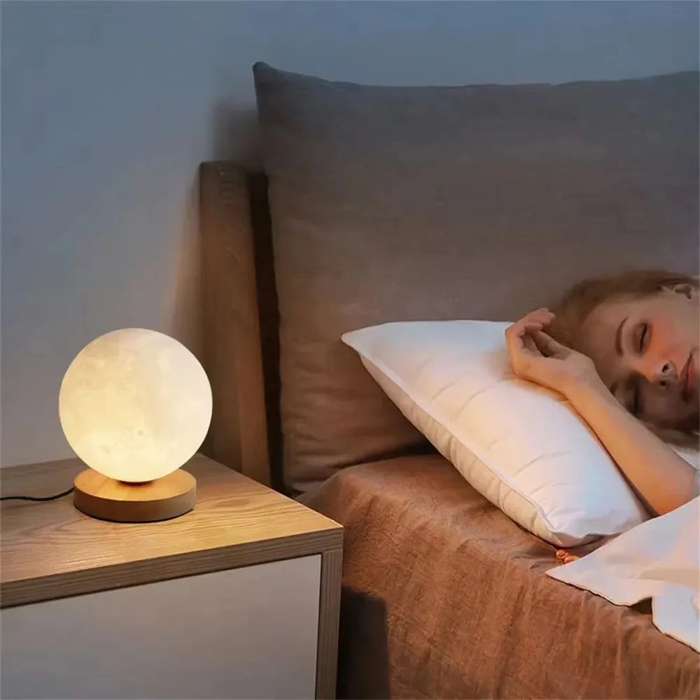 Le Croissant de Lune, veilleuse lune sur socle