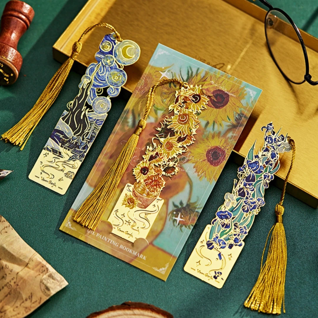 Marque-page inspiré de Van Gogh, La Nuit étoilée