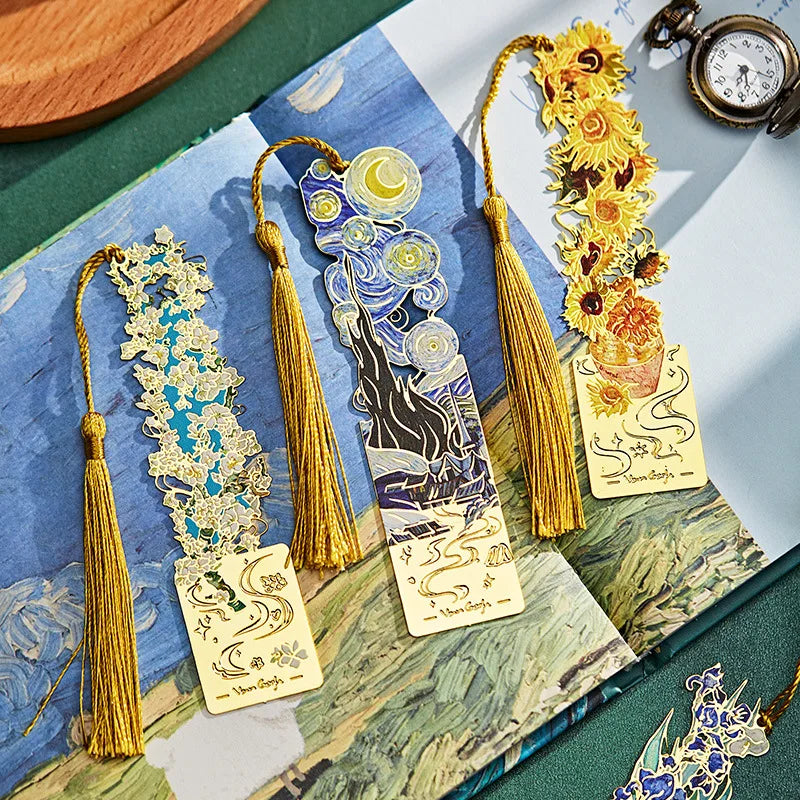 Marque-page inspiré de Van Gogh, La Nuit étoilée
