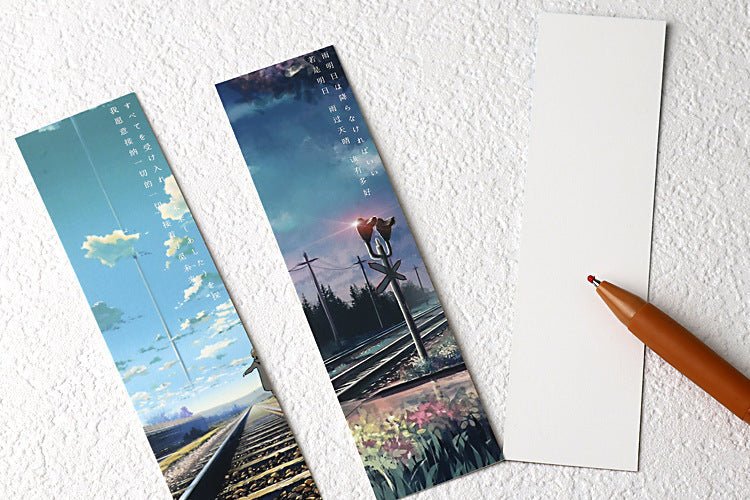 Ciel Clair, set de 30 marque-pages papier - L'Atelier Des Lecteurs
