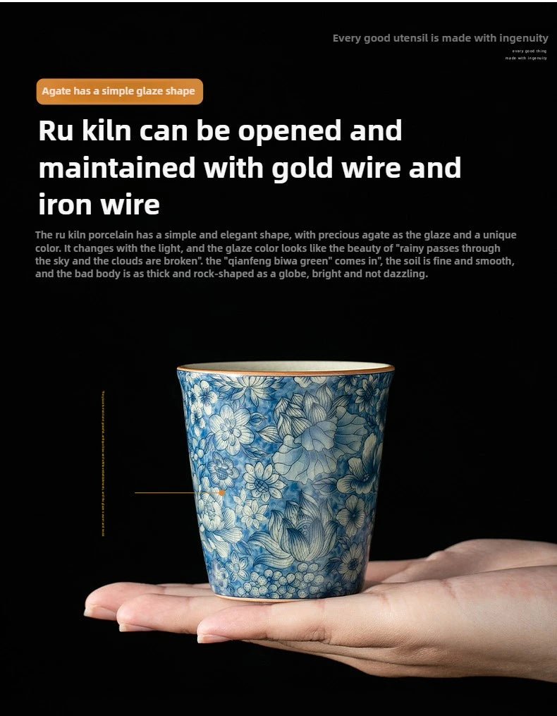 La Tasse Céladon, tasse à thé craquelée - L'Atelier Des Lecteurs