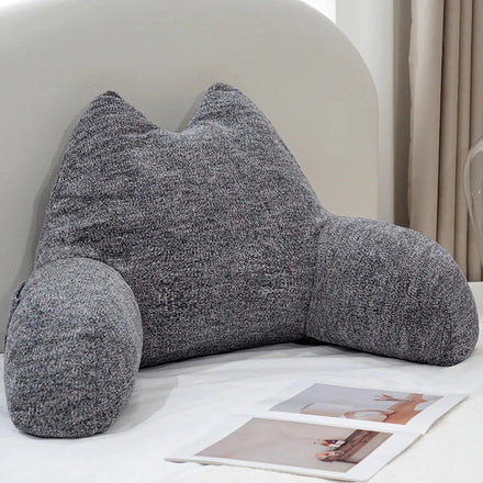 Le Chat Liseur, coussin dossier en coton