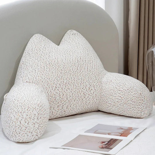 Le Chat Liseur, coussin dossier en coton - L'Atelier Des Lecteurs