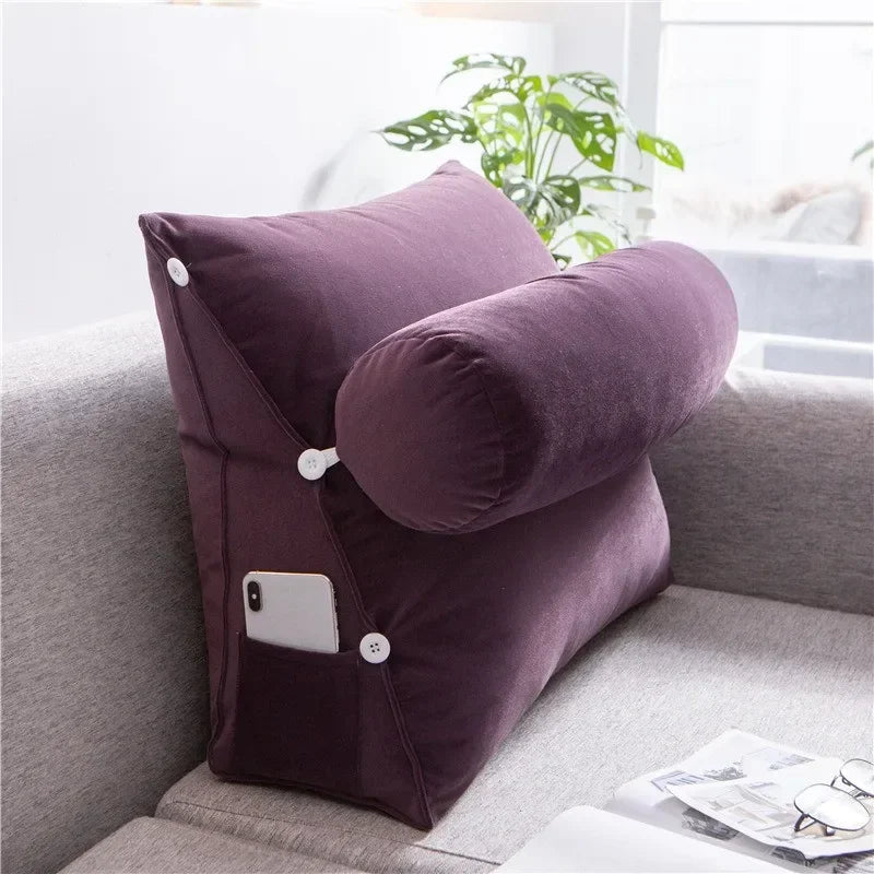 Le Repos Triangle, coussin dossier avec têtière - L'Atelier Des Lecteurs