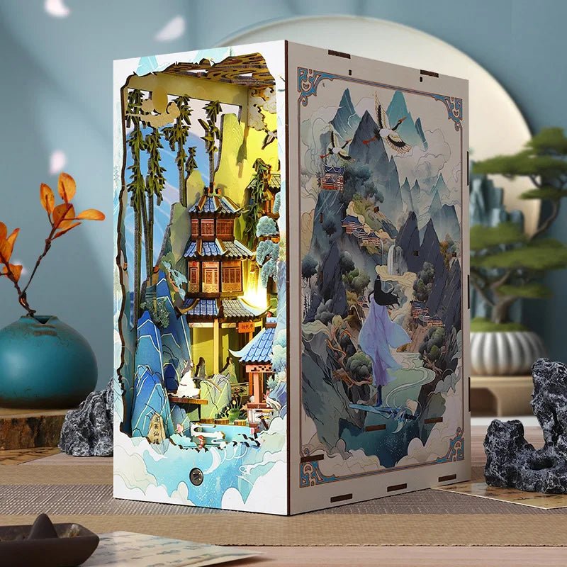 Book nooks chinois : pavillons, lettrés et paysages à assembler - L'Atelier Des Lecteurs