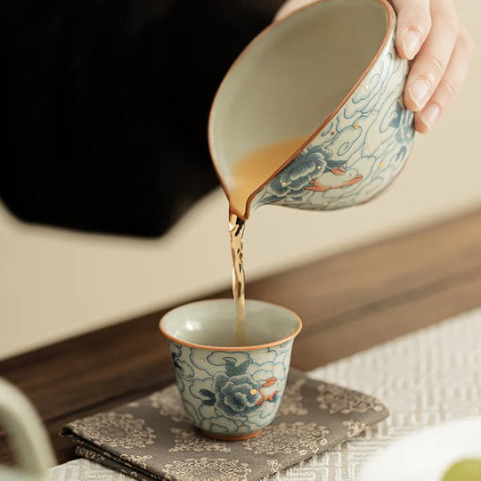 Tasse à thé Ruyao en céramique craquelée, L'Atelier des Lecteurs, vue 3