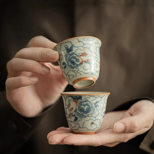 Tasse à thé Ruyao en céramique craquelée, L'Atelier des Lecteurs, vue 1