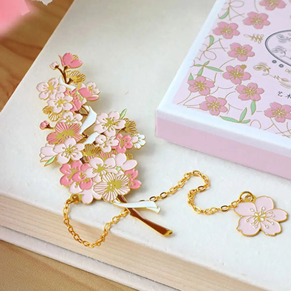 Marque-pages floraux en laiton, L'Atelier des Lecteurs, vue 3