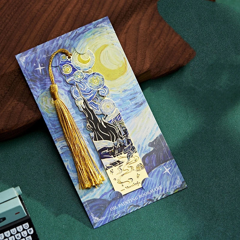Marque-page inspiré de Van Gogh, La Nuit étoilée