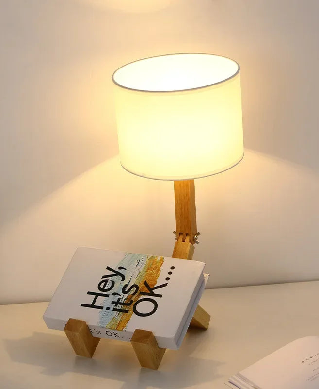 La Veillée de Bois, lampe de chevet scandinave en bois