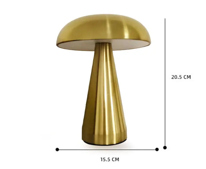 Le Lampion d'Antan : abat-jour champignon en gros plan