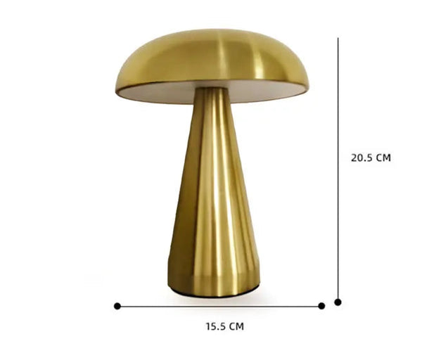 Le Lampion d'Antan : abat-jour champignon en gros plan