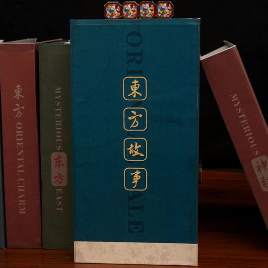 Book Nook Le Conte Oriental vu de face sur une étagère