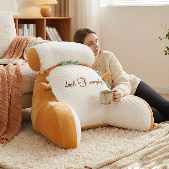 Coussin dossier, soutien du dos pour lire ou jouer