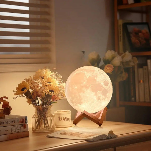 La Lune des Songes, veilleuse lune 16 couleurs
