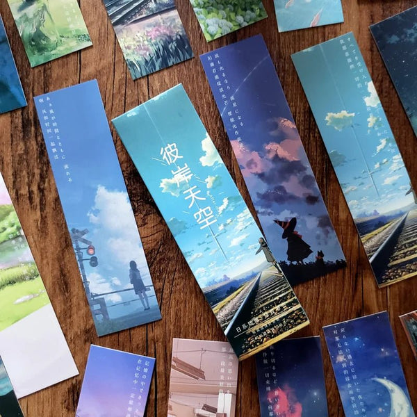 Ciel Clair, set de 30 marque-pages papier - L'Atelier Des Lecteurs