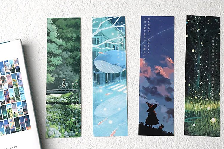Ciel Clair, set de 30 marque-pages papier - L'Atelier Des Lecteurs