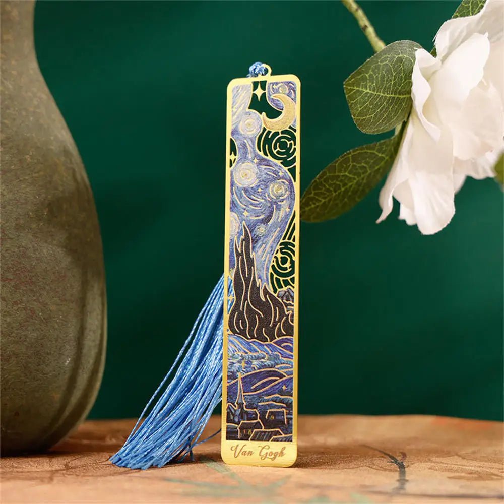 La Nuit Étoilée, marque-page inspiré de Van Gogh - L'Atelier Des Lecteurs
