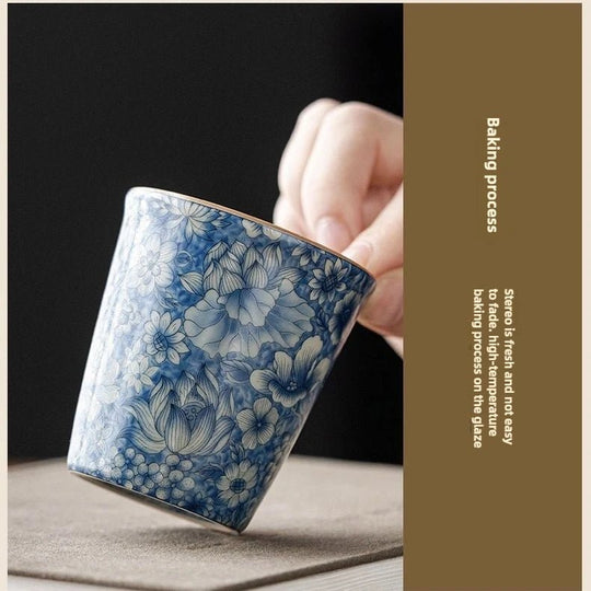 La Tasse Céladon, tasse à thé craquelée - L'Atelier Des Lecteurs
