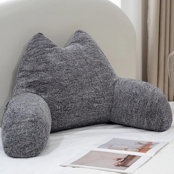 Le Chat Liseur, coussin dossier en coton - L'Atelier Des Lecteurs