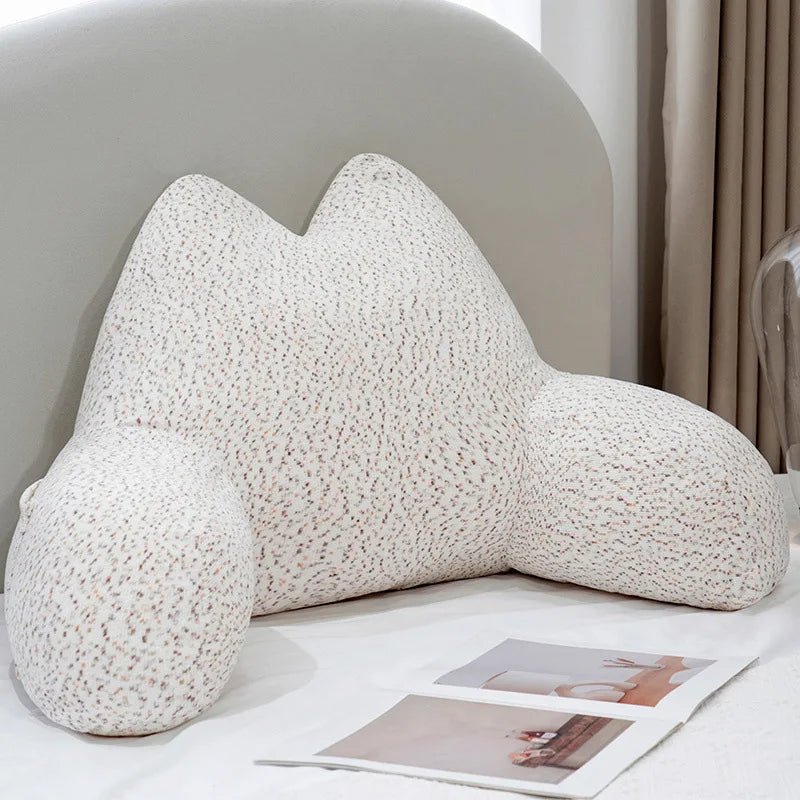 Le Chat Liseur, coussin dossier en coton - L'Atelier Des Lecteurs