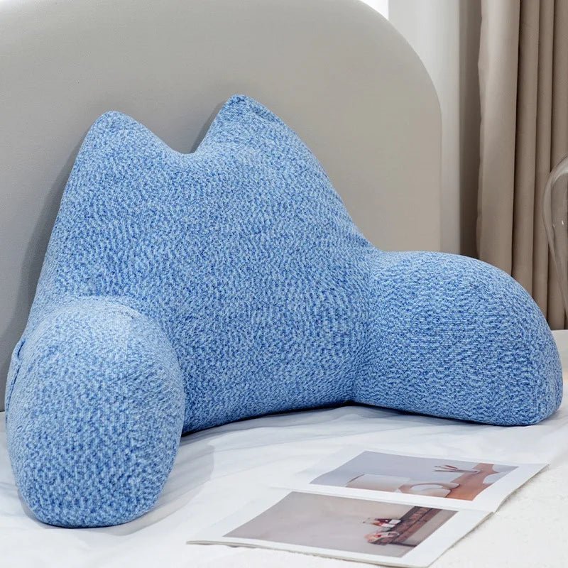 Le Chat Liseur, coussin dossier en coton - L'Atelier Des Lecteurs
