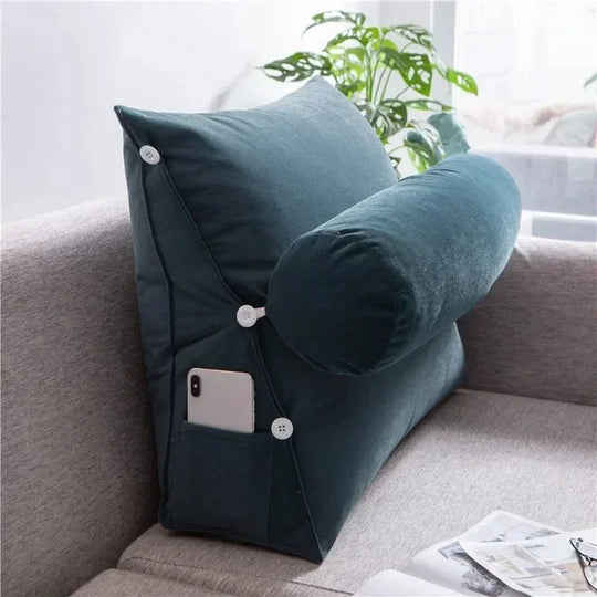 Le Repos Triangle, coussin dossier avec têtière - L'Atelier Des Lecteurs