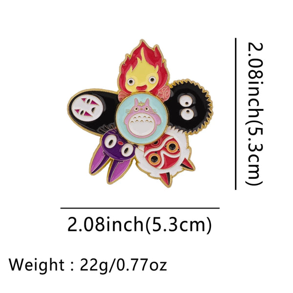 Les Pin's de l'Imaginaire, badges émaillés d'anime - L'Atelier Des Lecteurs